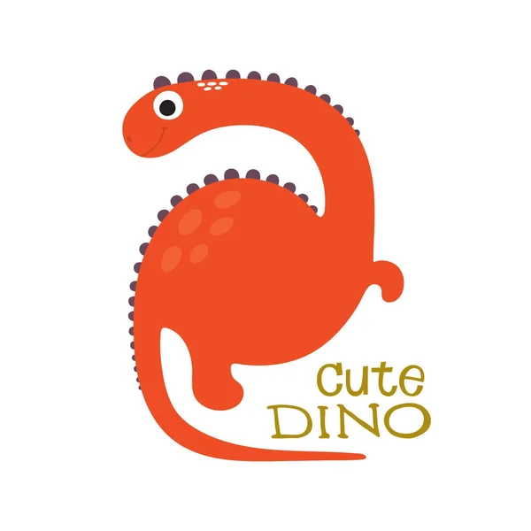 Leuke dino illustratie — Stockvector