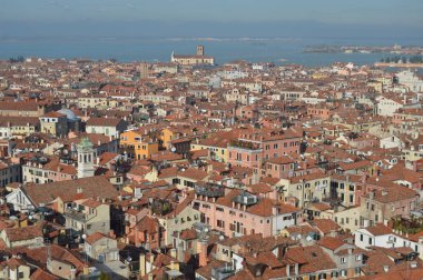 Venice from above - aerial view from San Marco Tower