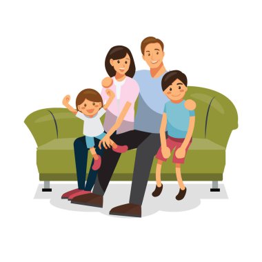 kanepede birlikte aile