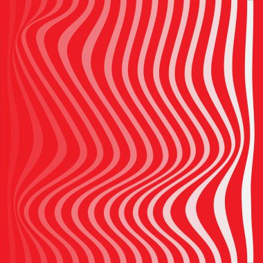 Çizgili arka plan. Kırmızı ve beyaz zebra yazdırın. illustra