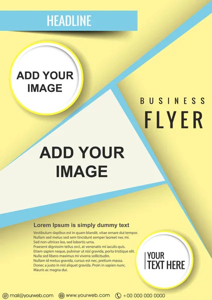 商务海报 杂志封面 设计布局模板的风格展示 — 图库矢量图片