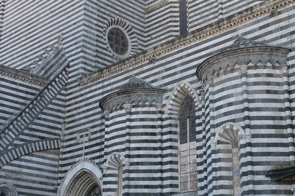 Romanic Estilo Medieval Dome Igreja Orvieto Itália — Fotografia de Stock