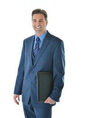 İş adamı portföyü ile seyahat