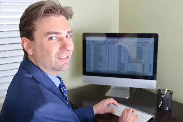 İş adamı iş ya da ev ofis