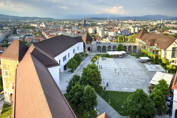 Město Lublaň, Slovinsko — Stock fotografie