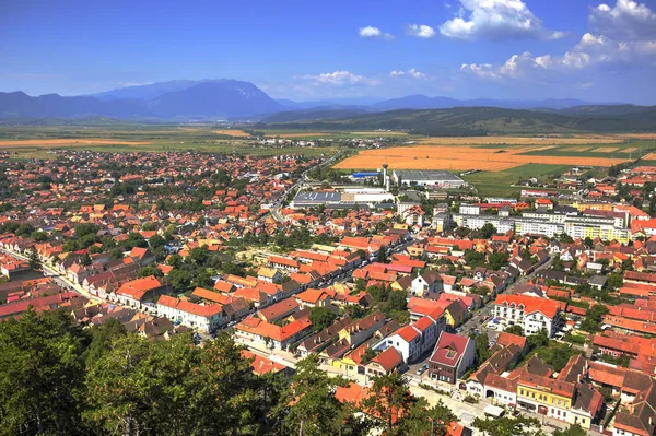 Rasnov city, Romania — Stock fotografie