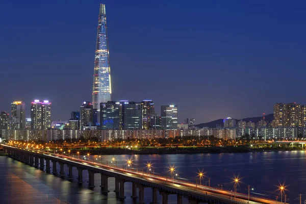 Skyline di Seoul, Corea — Foto Stock