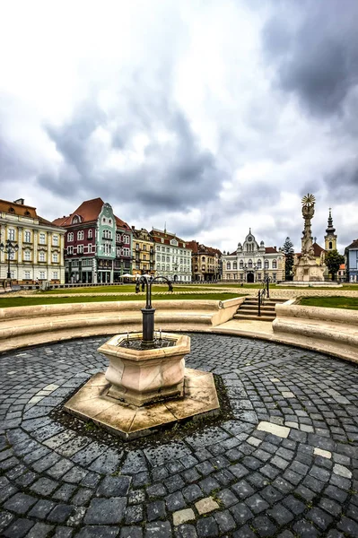 Timisoara'nın Union square, Romanya