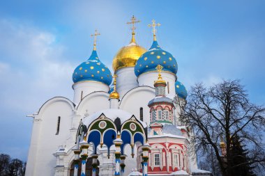 Güzel varsayım Katedrali St Sergius Sergiyev Posad, Rusya Trinity Lavra