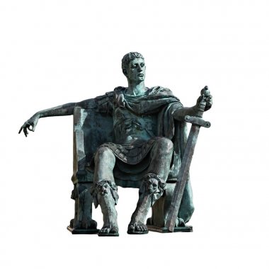 Constantine bronz heykeli ben York, İngiltere