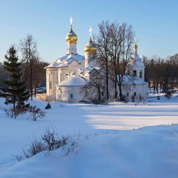 Посадський Sergiyev Московська Область Росія Лютого 2017 Церков Презентації Храм — стокове фото