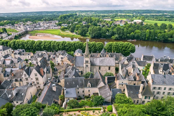 Chinon Indre Loire France Juin 2018 Belle Vue Sur Ville — Photo