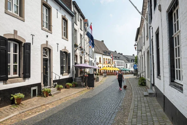 Thorn Limburg Netherlands June 2018 View Main Street White Historical — 图库照片