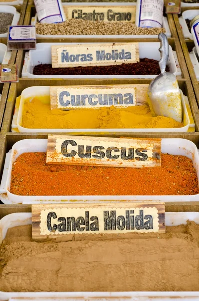 Different types of Assorted Spices — Stock Photo, Image