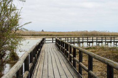 İspanya ahşap yürüme yolu
