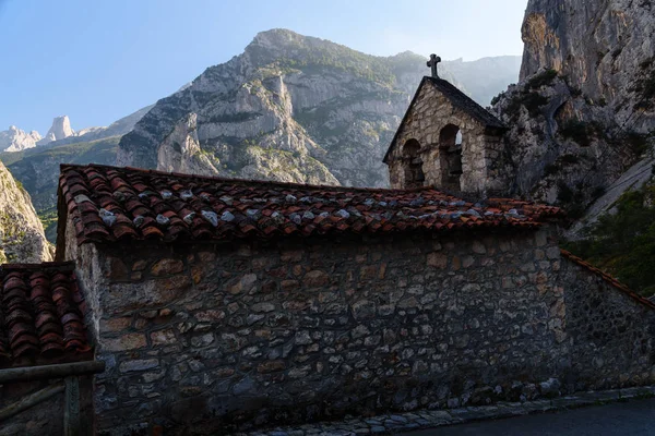 Blick auf das Dorf in Asturien — Stockfoto