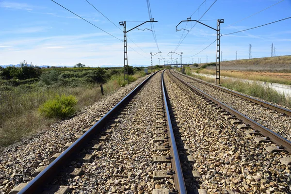 Die Eisenbahn dreht sich. — Stockfoto