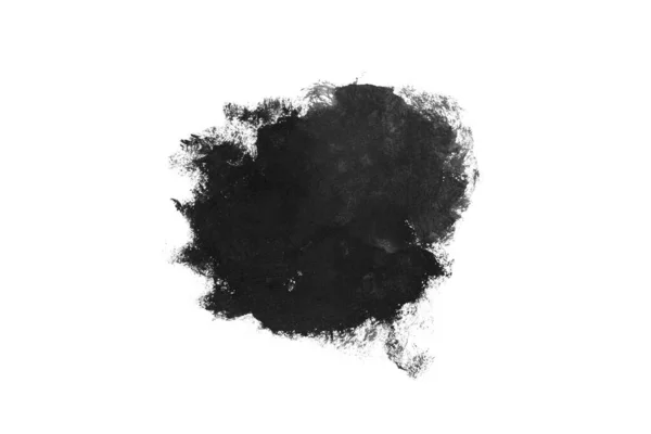 Абстрактний чорний чорнило текстура Японії стиль на білому тлі. — стокове фото