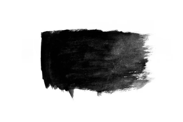 Abstract black ink texture Japan style on a white background. — Stock Photo, Image