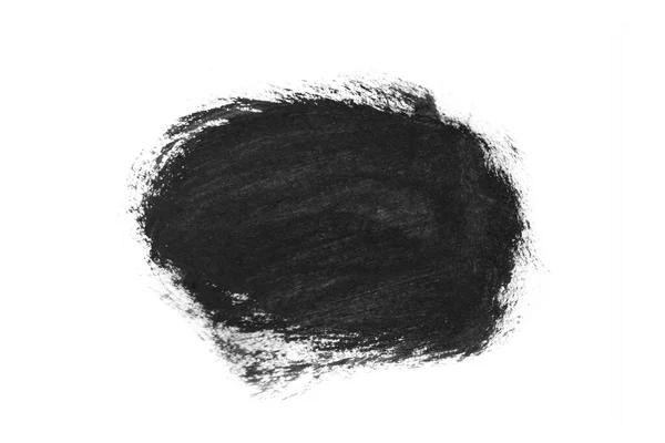 Abstract black ink texture Japan style on a white background. — 스톡 사진