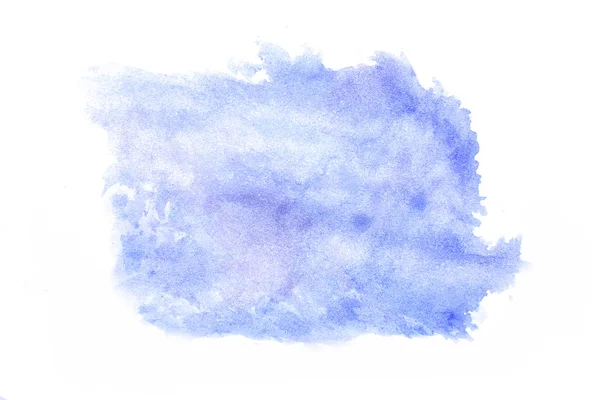 Абстрактная акварельная текстура голубого цвета — стоковое фото