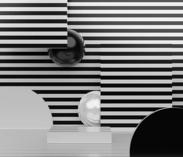 Abstrakcyjne Minimalne Formy Geometryczne Błyszczące Luksusowe Podium Dla Twojego Designu — Zdjęcie stockowe