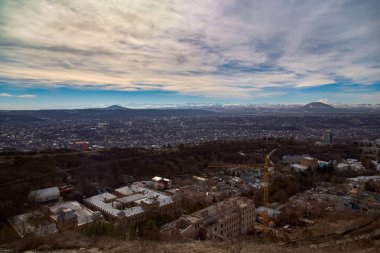 Kuzey Kafkasya. Pyatigorsk. Dağlar. Elbrus