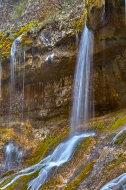 North Caucasus. Chegem waterfalls clipart