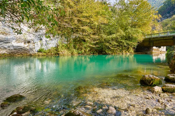 Гора Абхазія Озера Ріки — стокове фото