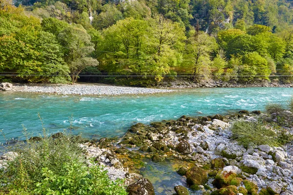 Mountain Abkhazia Lakes Rivers — Stock Photo, Image