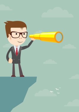 Gelecekteki iş arıyorum iş adamı