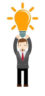 işadamı parlak bir fikri vardır