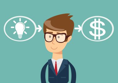 fikirler için para eşittir.