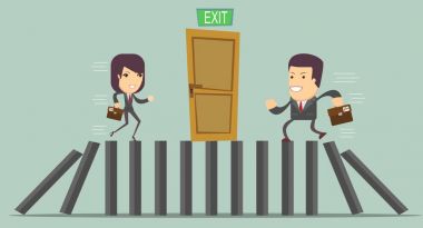 işadamı birbirlerine karşı başka bir iş adamı .