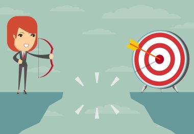 başarılı işkadını hedefleyen hedef