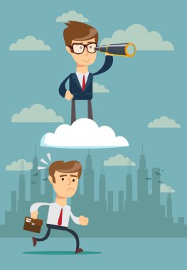 bulut üzerine teleskopu ile başarılı iş adamı