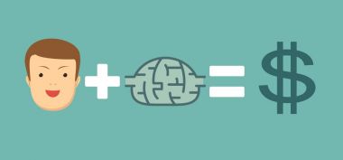 Para ve fikirler mutlu ve zengin olun.