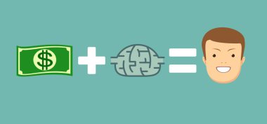 Para ve beyin seni mutlu.