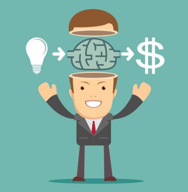 işadamı oluşturur para fikir