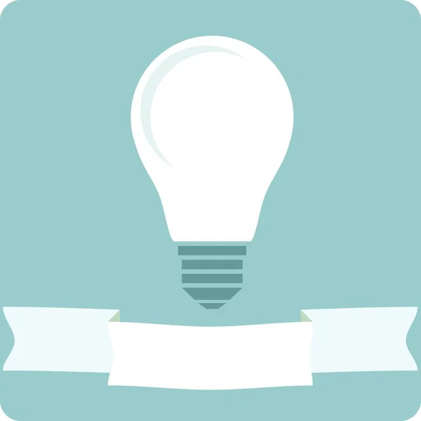 Icon light bulb lamp — Stock Vector