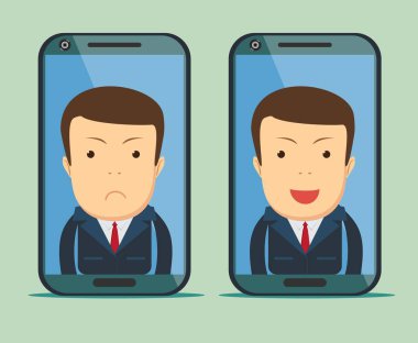 Ekran smartphone ile sanal asistan