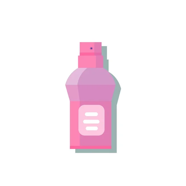 Plastikflasche mit Spray. — Stockvektor