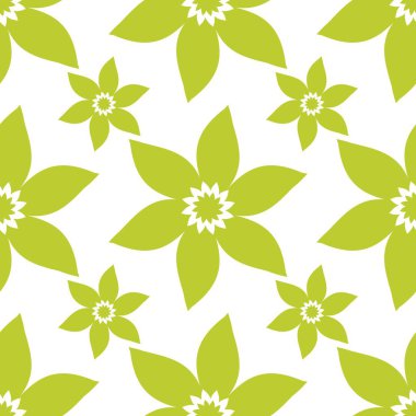 Sorunsuz çiçek desenli. Tekrarlanan çiçekler. Vektör çizim.