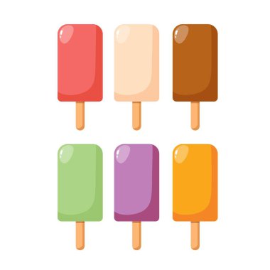 dondurma ayarla, farklı lezzet ile çikolata icecreams