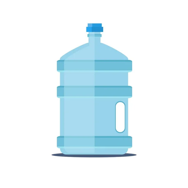 Векторна вода для охолодження. Прозора пляшка для офісу . — стоковий вектор