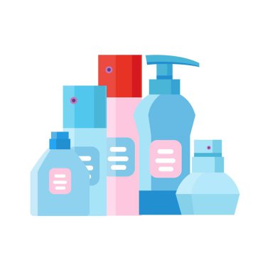 Kozmetik ürünleri paketi.