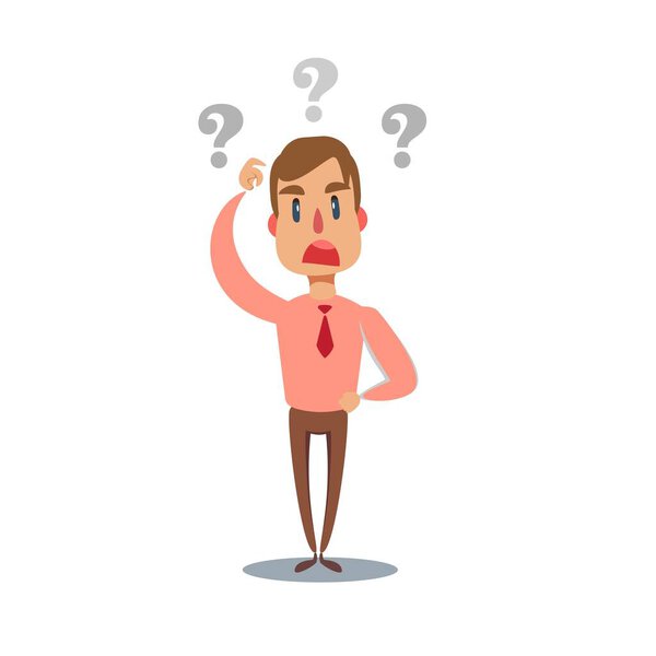 бизнес мышление с вопросительными знаками
