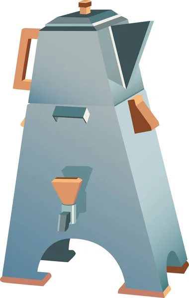 Klasik sanat deco kahve demliği.