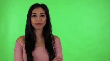 Asyalı kadın baş hareket 