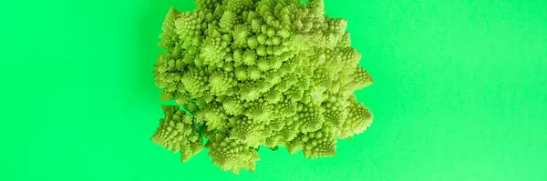 Romanesco Bloemkool Heerlijke Groente Vitaminen Dieetvoeding Menu Concept Voedselachtergrond Bovenaanzicht — Stockfoto